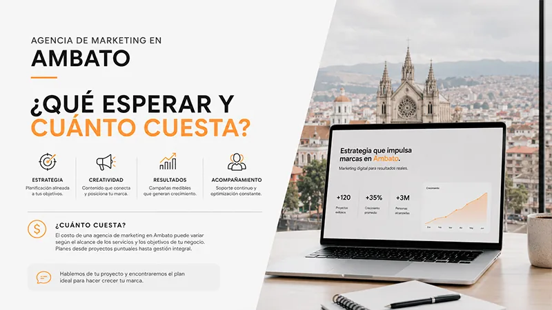 Agencia de marketing en Ambato: qué esperar y cuánto cuesta