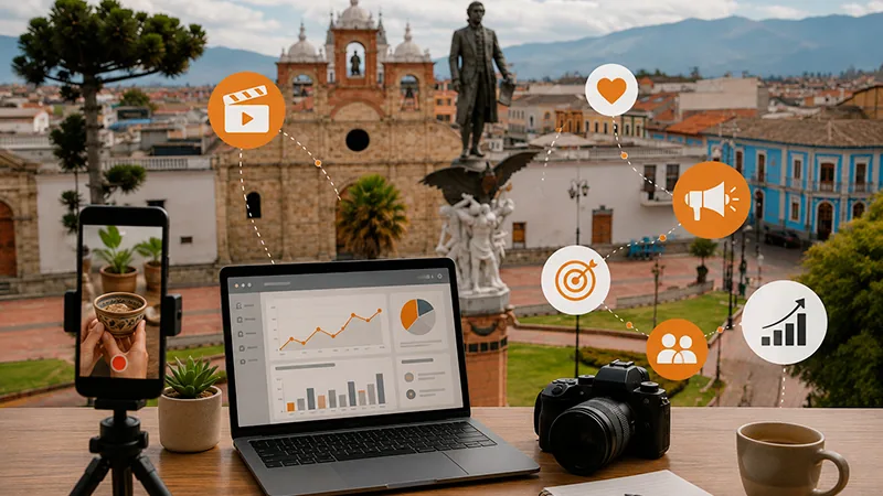 Resultados de marketing digital para negocios en Riobamba