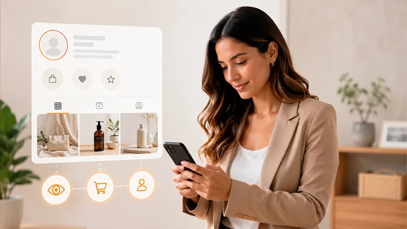 Ejemplo de perfil de Instagram optimizado para negocios en Quito