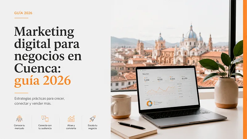 Marketing digital para negocios en Cuenca: guía 2026